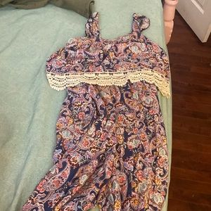 A one piece speechless romper in good condition size large in girls